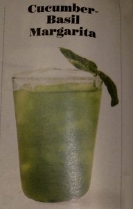 Cucumber Basil margarita-photo
